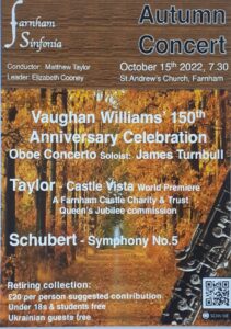 Farnham Sinfonia Autumn Concert